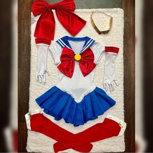 Sailor Moon/Usagi Anime Girls Kids Halloween Cosplay Costume *SOLD*